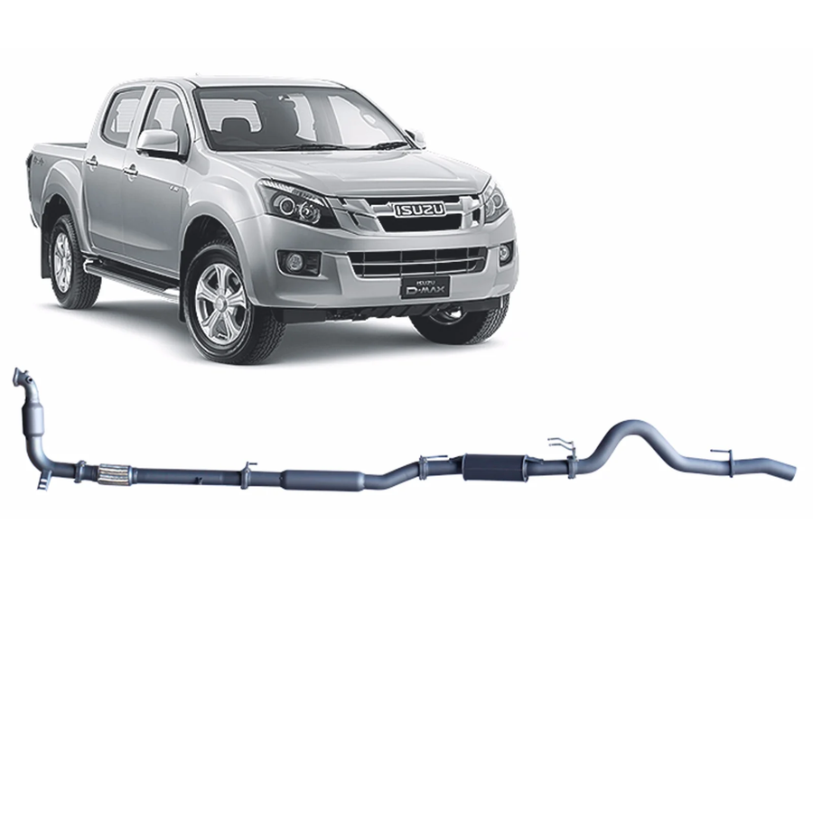 Redback - 4x4 Extreme Duty Exhaust for Isuzu D-MAX (06/2012 - 10/2016)