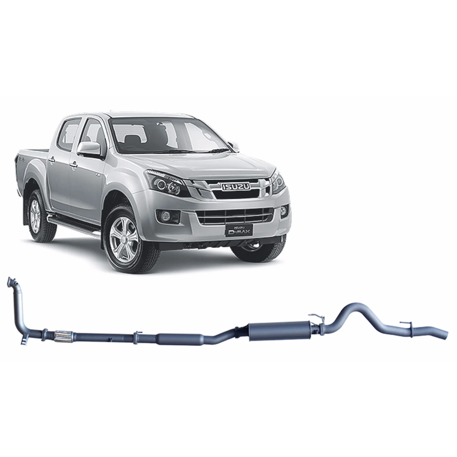 Redback - 4x4 Extreme Duty Exhaust for Isuzu D-MAX (06/2012 - 10/2016)