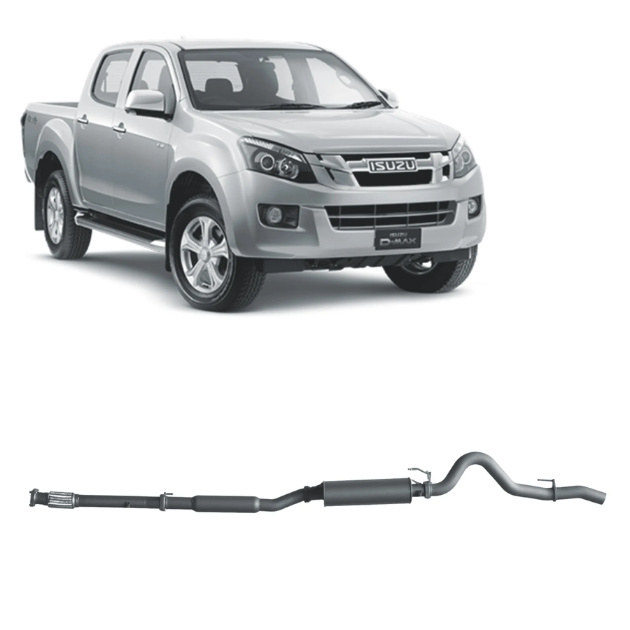 Redback - 4x4 Exhaust System for Isuzu D-MAX (10/2016 - 06/2020)
