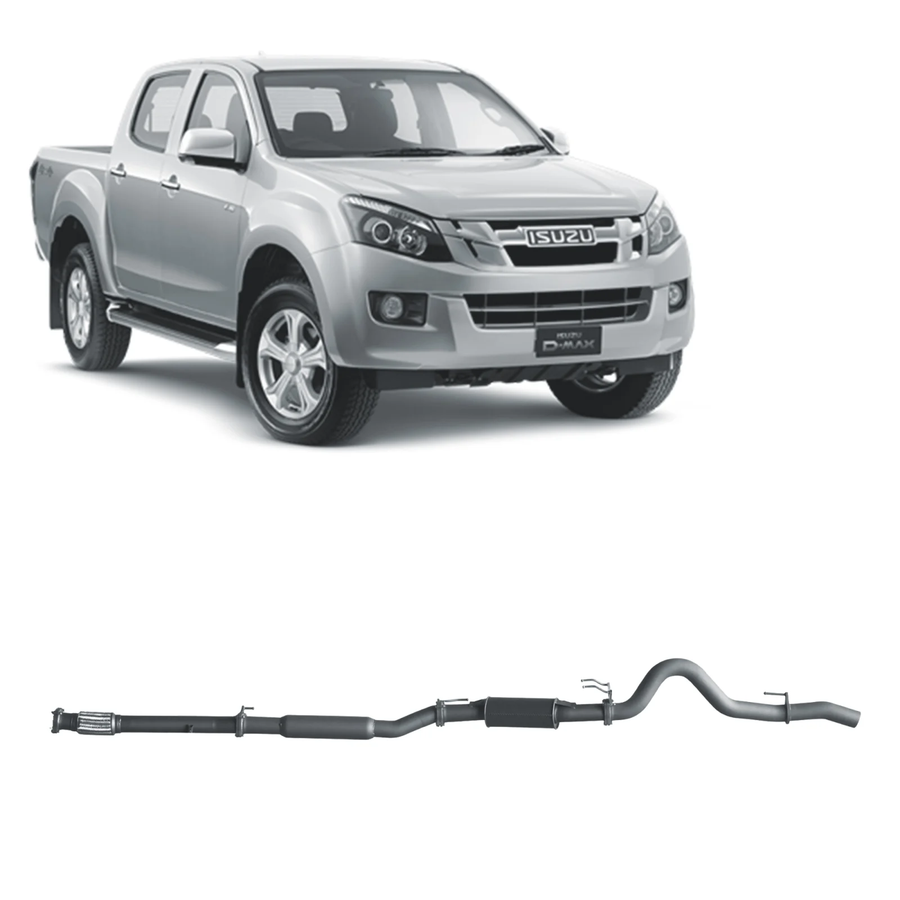 Redback - 4x4 Exhaust System for Isuzu D-MAX (10/2016 - 06/2020)