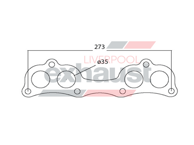Hurricane - Mazda 1600 1800 2000 Round Port 4 Cyl Gasket