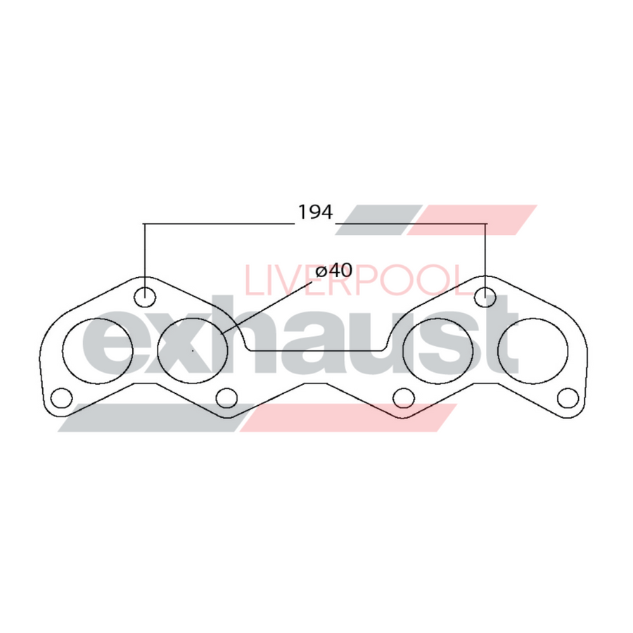 Hurricane - Mazda FE 4 Cyl Head Flange