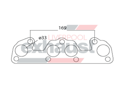 Hurricane - Mazda E3 E5 4 Cyl Head Flange