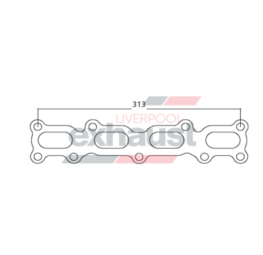 Hurricane - Mazda B6 Sohc 4 Cyl Head Flange