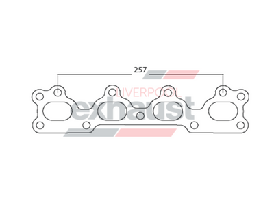 Hurricane - Mazda B6 DOHC 4 Cyl Head Flange