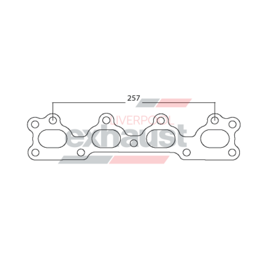 Hurricane - Mazda B6 DOHC 4 Cyl Head Flange