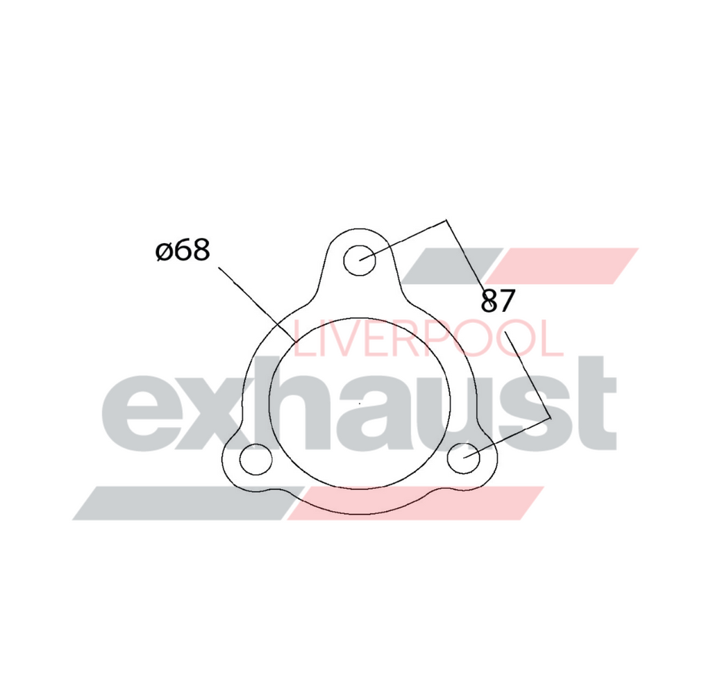 RX7 Series 4 & 5 Rear Turbo Gasket Liverpool Exhaust