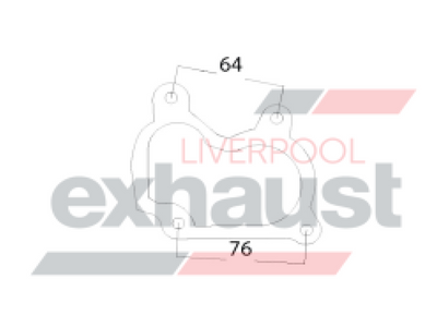 Hurricane - Holden Rodeo 2.8 Rear Turbo Gasket