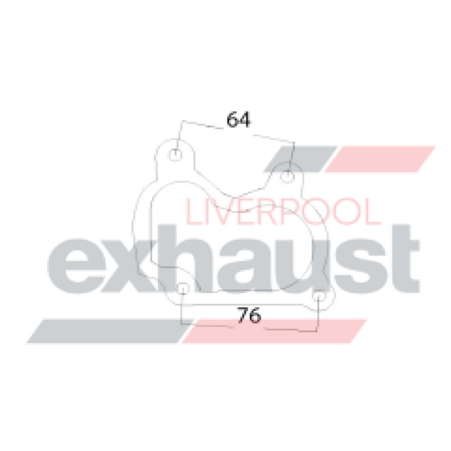 Hurricane - Holden Rodeo 2.8 Rear Turbo Gasket