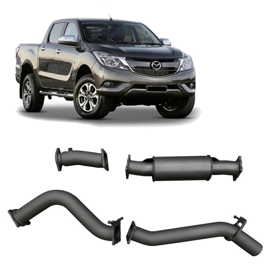 Redback - 4x4 Extreme Duty Exhaust for Mazda BT-50 (07/2016 - 09/2020)