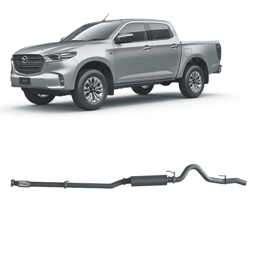 Redback - 4x4 Extreme Duty Exhaust for Mazda BT-50 (08/2020 - on)