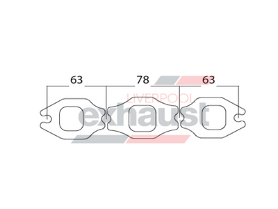 Hurricane - Mini Small Port 4 Cyl Head Flange