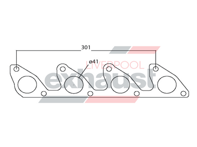 Hurricane - Mitsubishi Astron 4 Cyl Head Flange