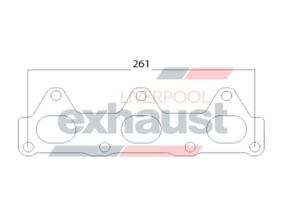 Hurricane - Mitsubishi FTO Inc Mivec 6A12G 6 Cyl Head Flange