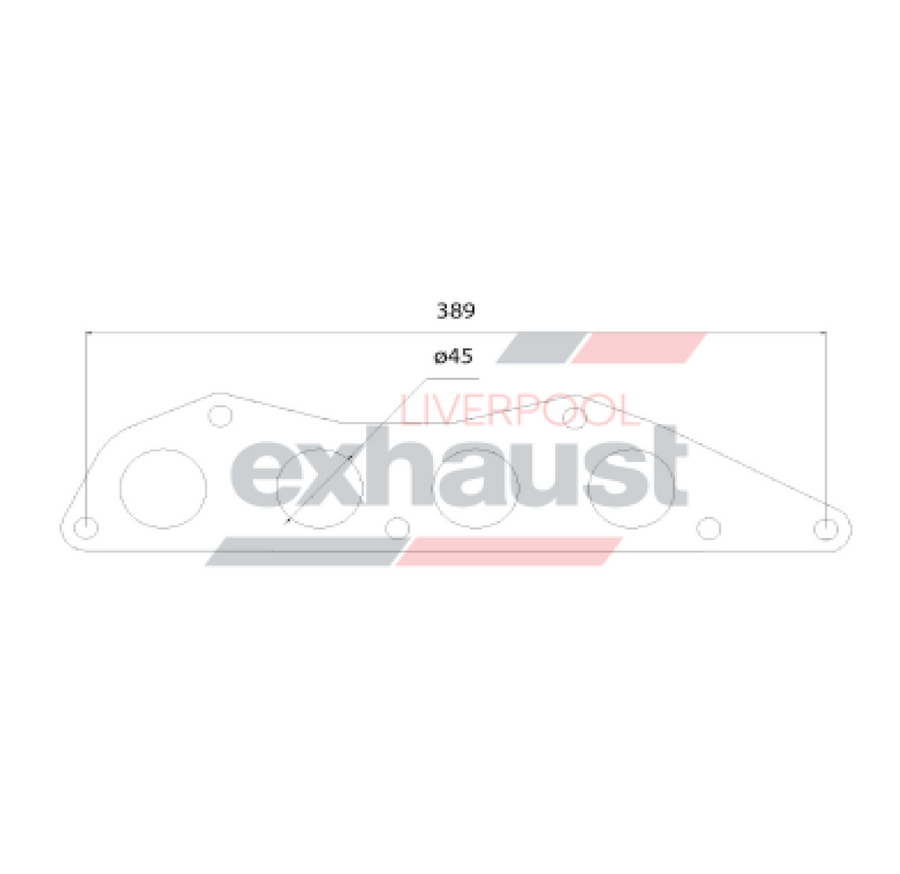 Hurricane - Mitsubishi Mivec 44mm Primary 4g69 4 Cyl Gasket