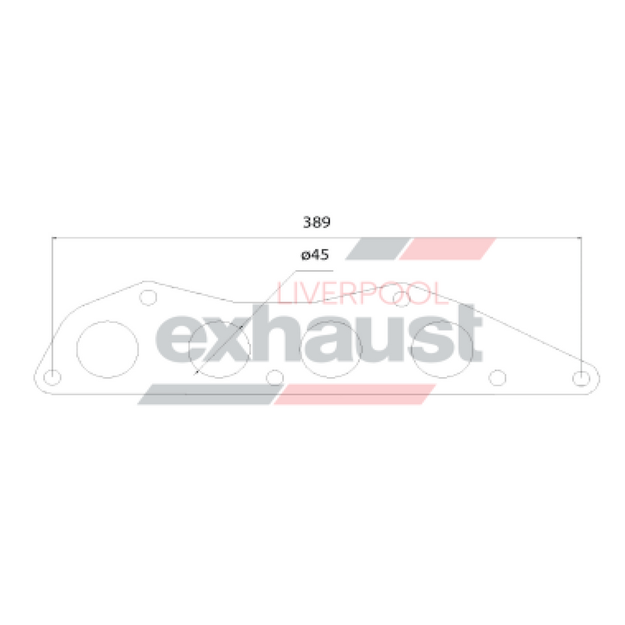 Hurricane - Mitsubishi Mivec 44mm Primary 4g69 4 Cyl Gasket