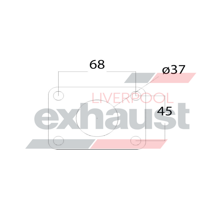 Hurricane - Evo 3 Inlet Turbo Gasket