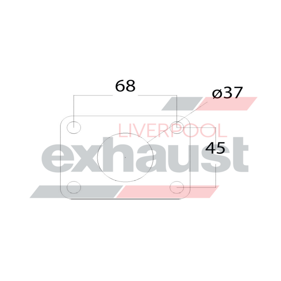 Hurricane - Evo 3 Inlet Turbo Gasket