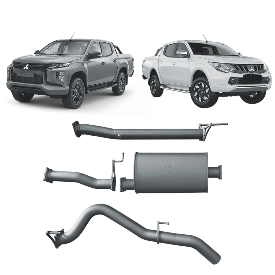 Redback - 4x4 Extreme Duty Exhaust for Mitsubishi Triton MQ/MR (05/2015 - on)