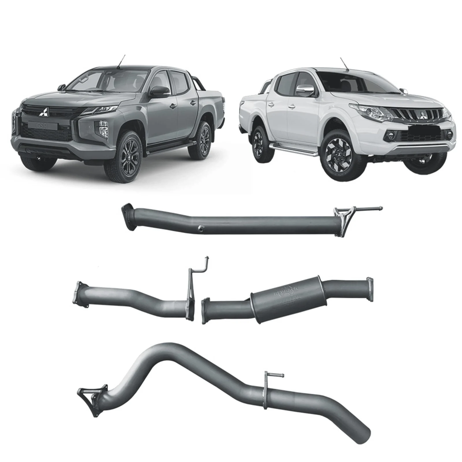 Redback - 4x4 Extreme Duty Exhaust for Mitsubishi Triton MQ/MR (05/2015 - on)