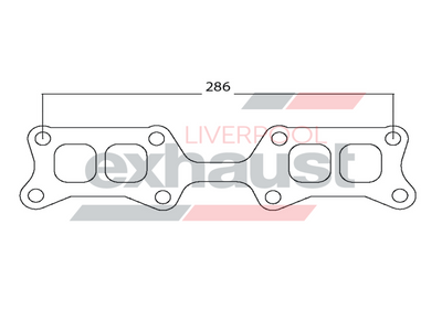 Hurricane - Nissan/Datsun Z20 - Z24 4 Cyl Head Flange