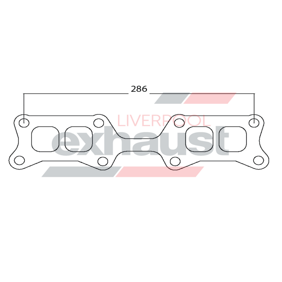 Hurricane - Nissan/Datsun Z20 - Z24 4 Cyl Head Flange