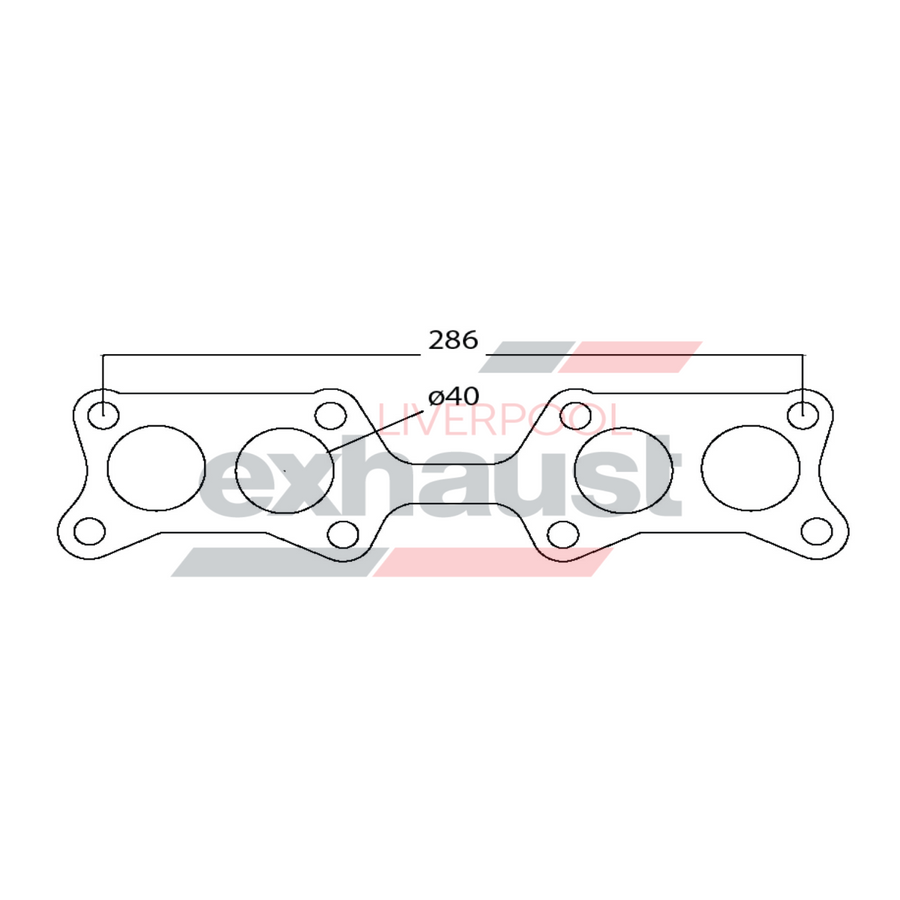 Hurricane - Nissan/Datsun KA24E 4 Cyl Head Flange