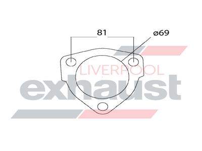 Hurricane - Nissan/Datsun 180SX 200SX OEM Dump Pipe Flange