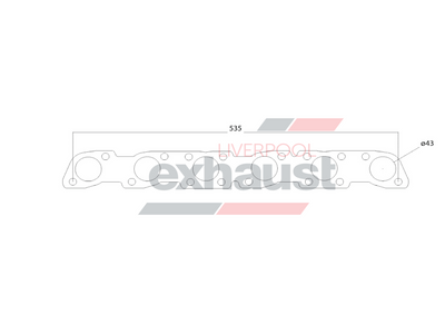 Hurricane - Nissan/Datsun RB20 RB25 RB26 6 Cyl Head Flange
