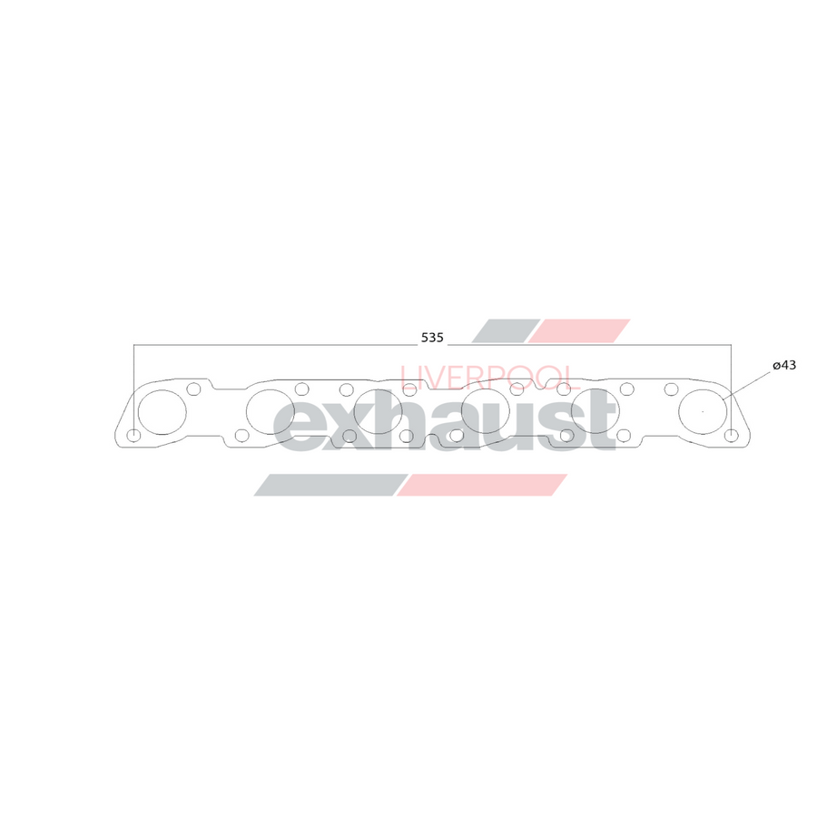 Hurricane - Nissan/Datsun RB20 RB25 RB26 6 Cyl Head Flange