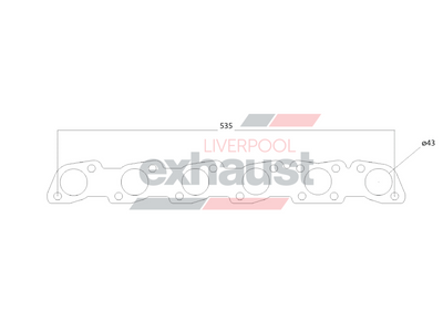 Hurricane - Nissan/Datsun RB20 RB25 6 Cyl Head Flange