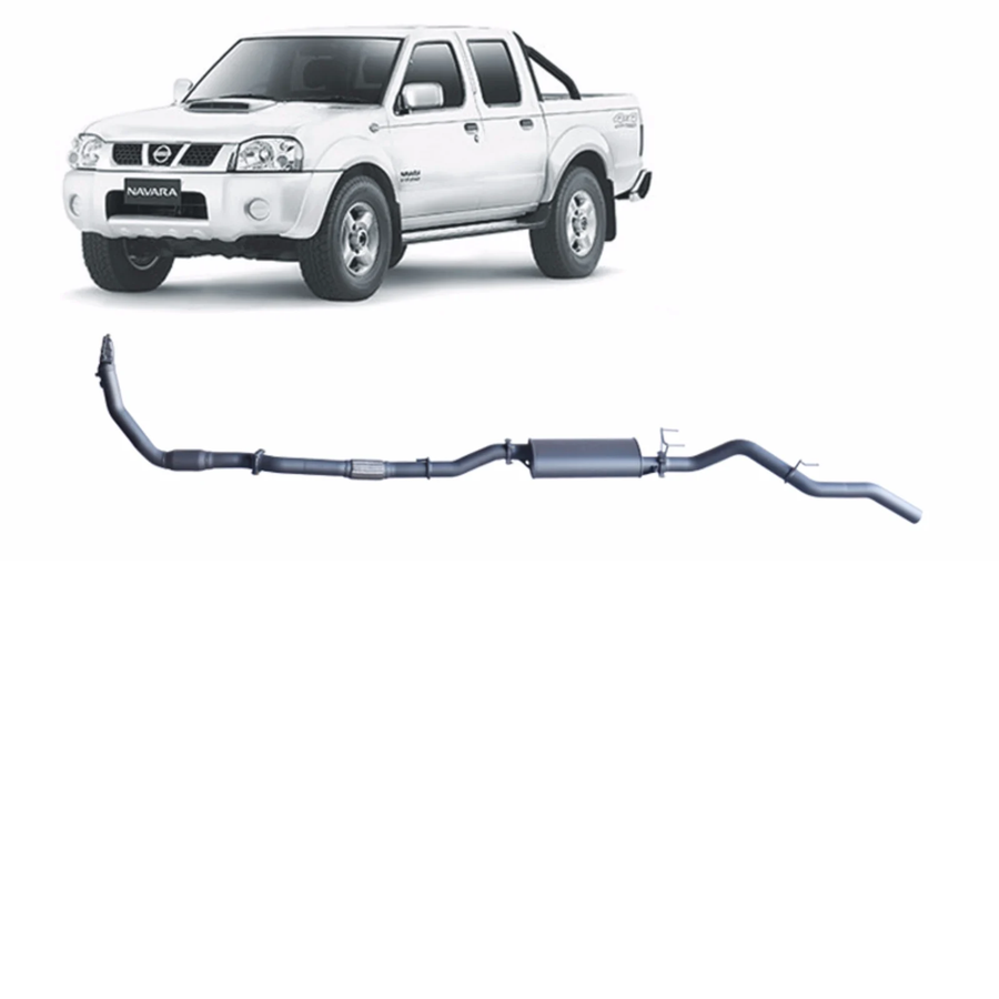 Redback - 4x4 Extreme Duty Exhaust for Nissan Navara D22 3.0L (11/2001 - 12/2006)