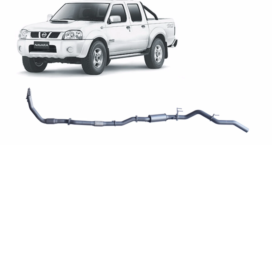 Redback - 4x4 Extreme Duty Exhaust for Nissan Navara D22 3.0L (11/2001 - 12/2006)