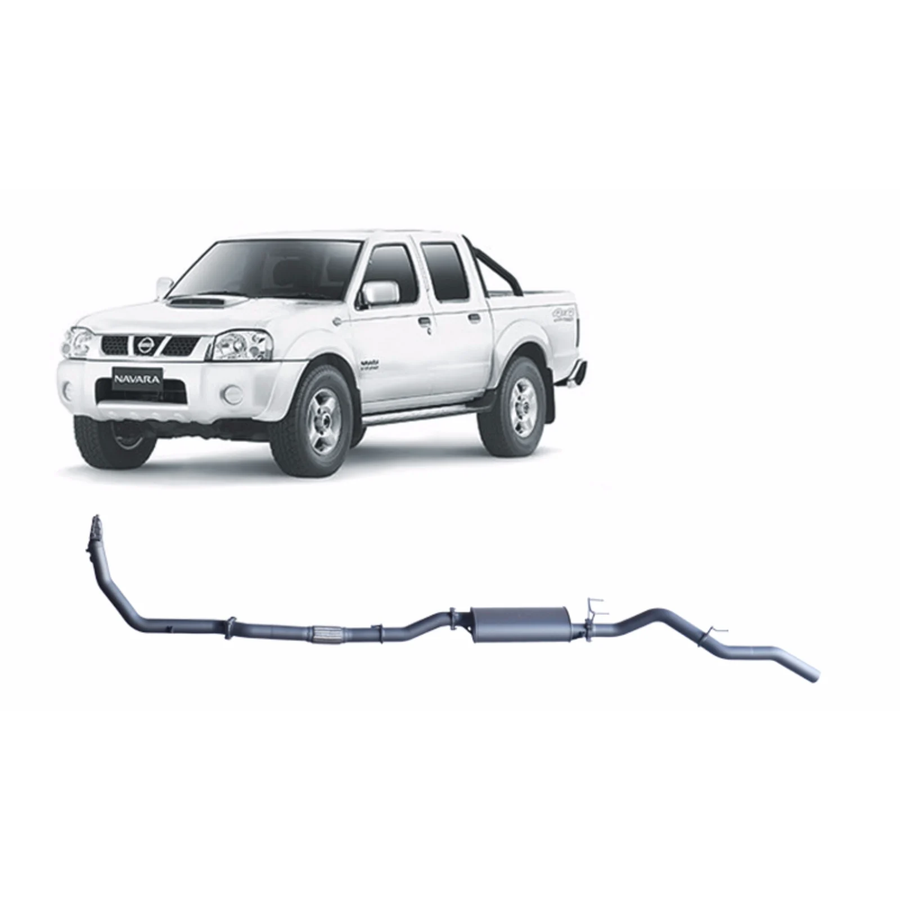 Redback - 4x4 Exhaust System for Nissan Navara (11/2001 - 01/2008)