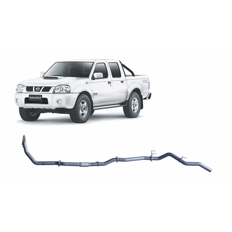 Redback - 4x4 Extreme Duty Exhaust for Nissan Navara D22 3.0L (11/2001 - 12/2006)