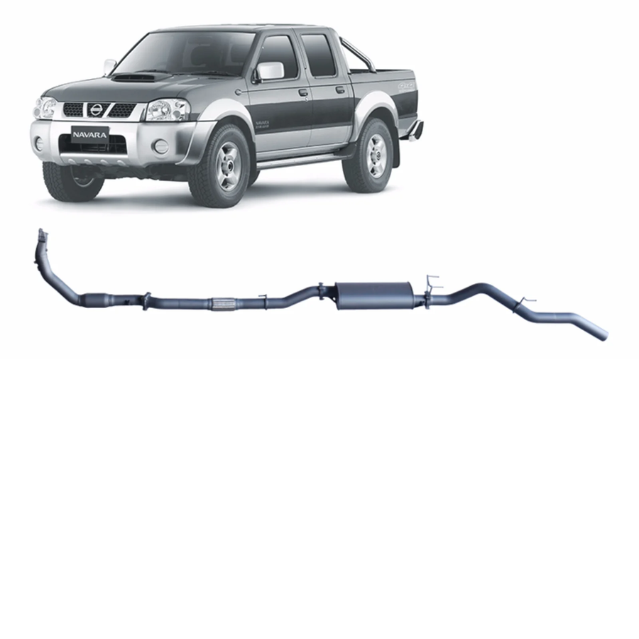 Redback - 4x4 Extreme Duty Exhaust for Nissan Navara D22 2.5L (01/2007 - 10/2015)