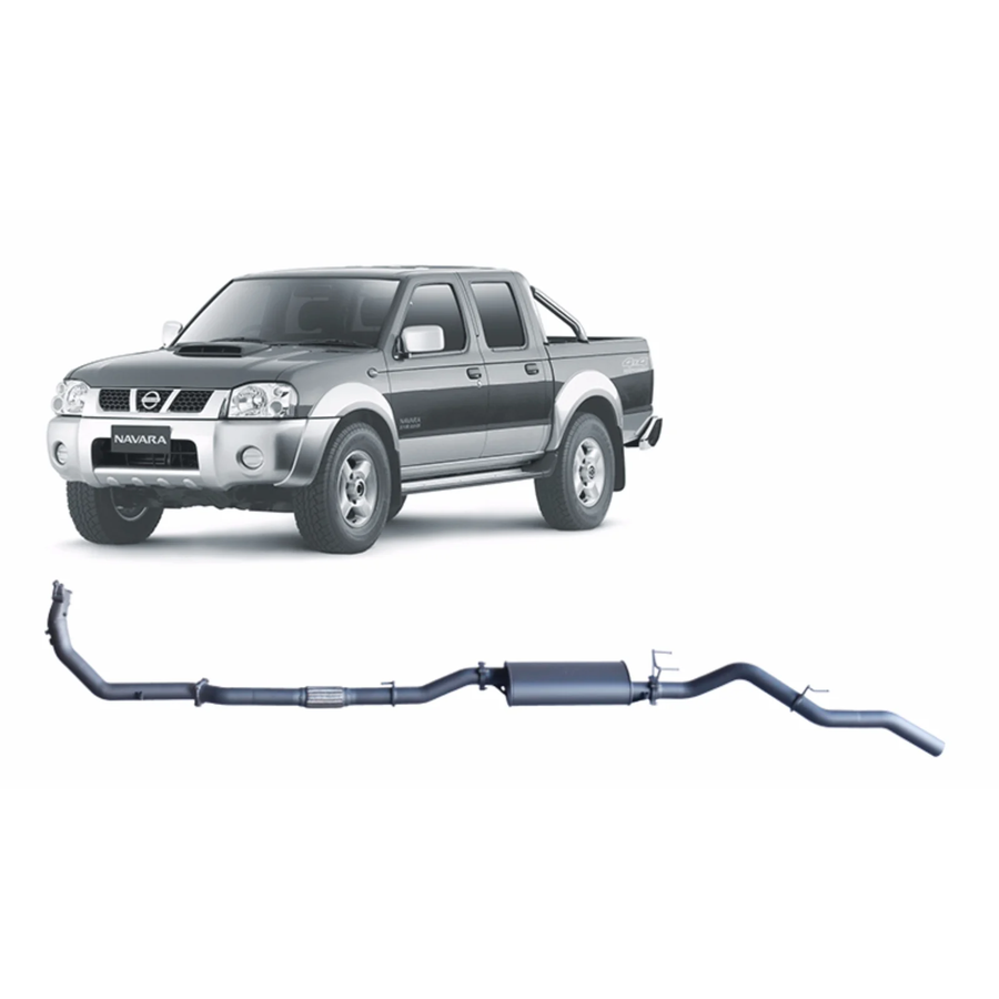 Redback - 4x4 Extreme Duty Exhaust for Nissan Navara D22 2.5L (01/2007 - 10/2015)