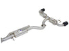 Invidia - N2 O2 Back Exhaust w/Catless Front Pipe, Black Tips - Toyota Yaris GR XPA16R