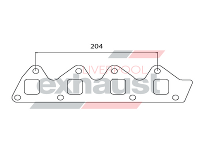 Hurricane - Suzuki F10A 4 Cyl Head Flange