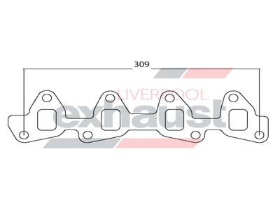 Hurricane - Suzuki G13A G16A 4 Cyl Head Flange