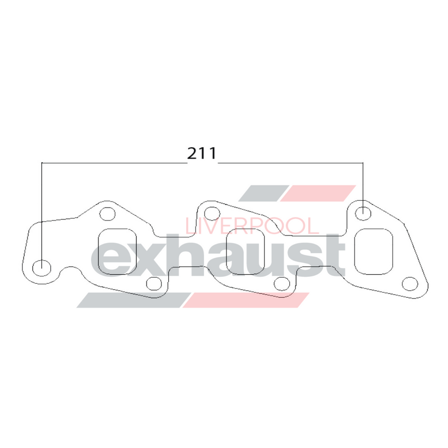 Hurricane - Suzuki G10B 3 Cyl Head Flange