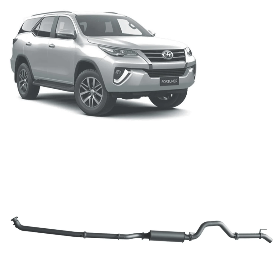 Redback - 4x4 Extreme Duty Exhaust for Toyota Fortuner 2.8L (01/2015 - on)