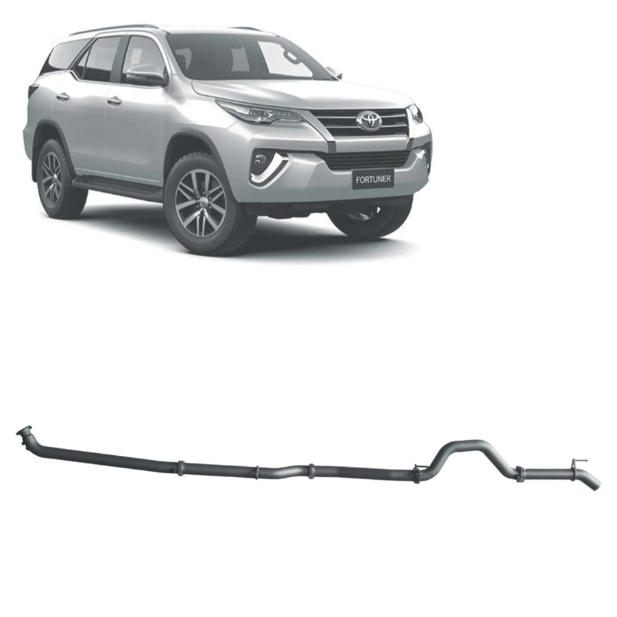 Redback - 4x4 Extreme Duty Exhaust for Toyota Fortuner 2.8L (01/2015 - on)