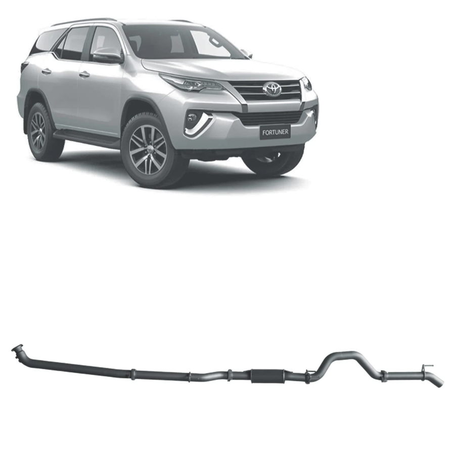 Redback - 4x4 Extreme Duty Exhaust for Toyota Fortuner 2.8L (01/2015 - on)