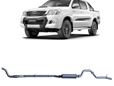 Redback - 4x4 Extreme Duty Exhaust for Toyota Hilux 3.0L D4D (02/2005 - 10/2015)