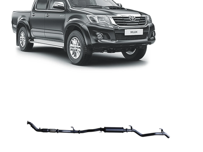 Redback - 4x4 Extreme Duty Exhaust for Toyota Hilux 3.0L D4D (02/2005 - 10/2015)