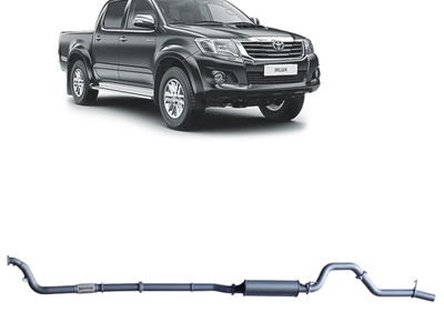Redback - 4x4 Extreme Duty Exhaust for Toyota Hilux 3.0L D4D (02/2005 - 10/2015)