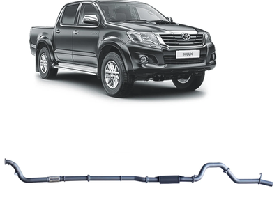 Redback - 4x4 Extreme Duty Exhaust for Toyota Hilux 3.0L D4D (02/2005 - 10/2015)