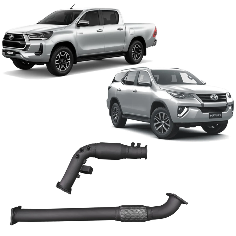 Redback - 4x4 Extreme Duty Exhaust DPF Adaptor Kit for Toyota Hilux / Fortuner (07/2015 - on)