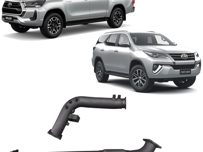 Redback - 4x4 Extreme Duty Exhaust DPF Adaptor Kit for Toyota Hilux / Fortuner (07/2015 - on)
